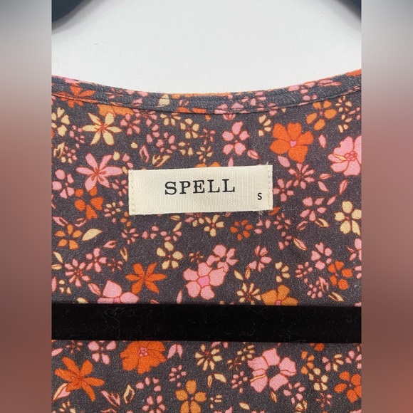 SPELL Love Jetty Sleeveless Tunic Mini Dress Balmy Nights Size Small - Picture 6 of 11